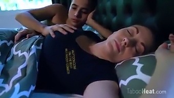 American Mature Mom'S Surprise Encounter With Her Stepson While Sleeping