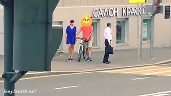 Exhibitionists Get Their Asses Fucked In Public