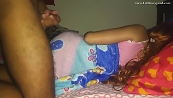 Interracial Creampie With A Young Amateur Stepdad