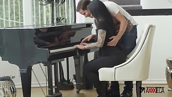 Jack Escobar, A Mexican Piano Tutor, Seizes The Opportunity To Have An Incredible Sexual Encounter With Katrina Jade!