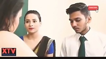 College Student And Teacher'S Intimate Dorm Room Encounter