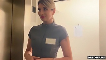 Ukrainian Housekeeper Caught Red-Handed And Given A Hard Fucking In The Toilet