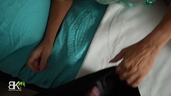 Stepson Finds His Horny Stepmom With Her Vibrator And Gets Caught