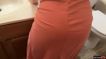 Aroused Couple Steals Intimate Moments During Family Thanksgiving