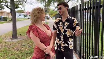 Sara Jay'S Passionate Encounter With Well-Endowed Young Man