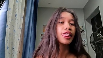 A Petite Asian Woman In A Pornographic Video