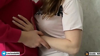 Milf With A Big Ass Gets A Pov Blowjob From Young Stud