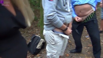 Outdoor Oral Sex In German Rest Area With Group Sex And Face Fucking