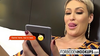 Milf Gets Her Face Covered In Cum