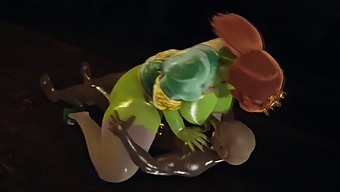 Shrek'S Princess Fiona Receives An Orc Creampie In This 3d Porn Video